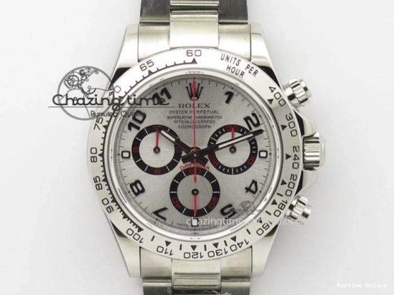 1226 Casual Oyster Perpetual 41mm 124300 EWF Best Edition Red Dial on SS Bracelet A 2856